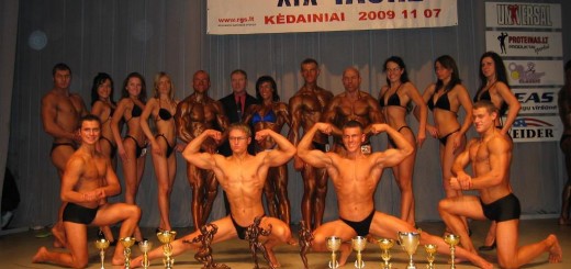Lietuvos kultūrizmo ir fitneso XIX taurė Kėdainiuose, 2009 m.