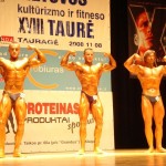 XVIII Lietuvos kultūrizmo ir fitneso taurė Tauragėje 2008 m.